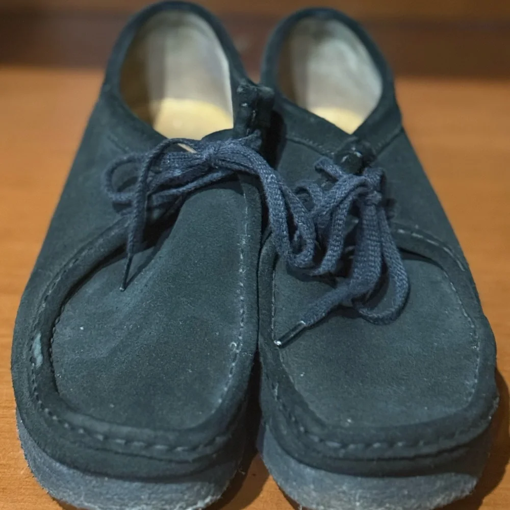 Clarks Original Black Suede Low Chukka Boots Men’s 10 (9 UK)